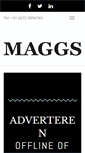 Mobile Screenshot of maggsmagazine.nl